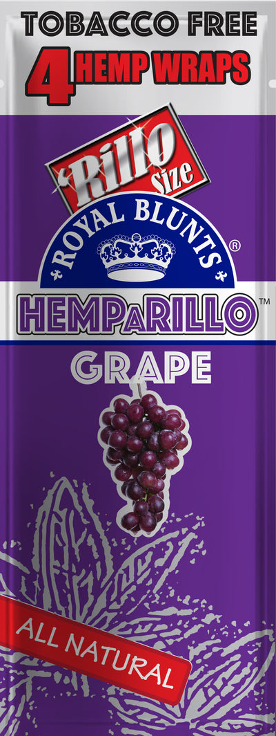 Royal Blunts Hemparillo Wraps Multiple Flavours (Pack of 4 wraps)