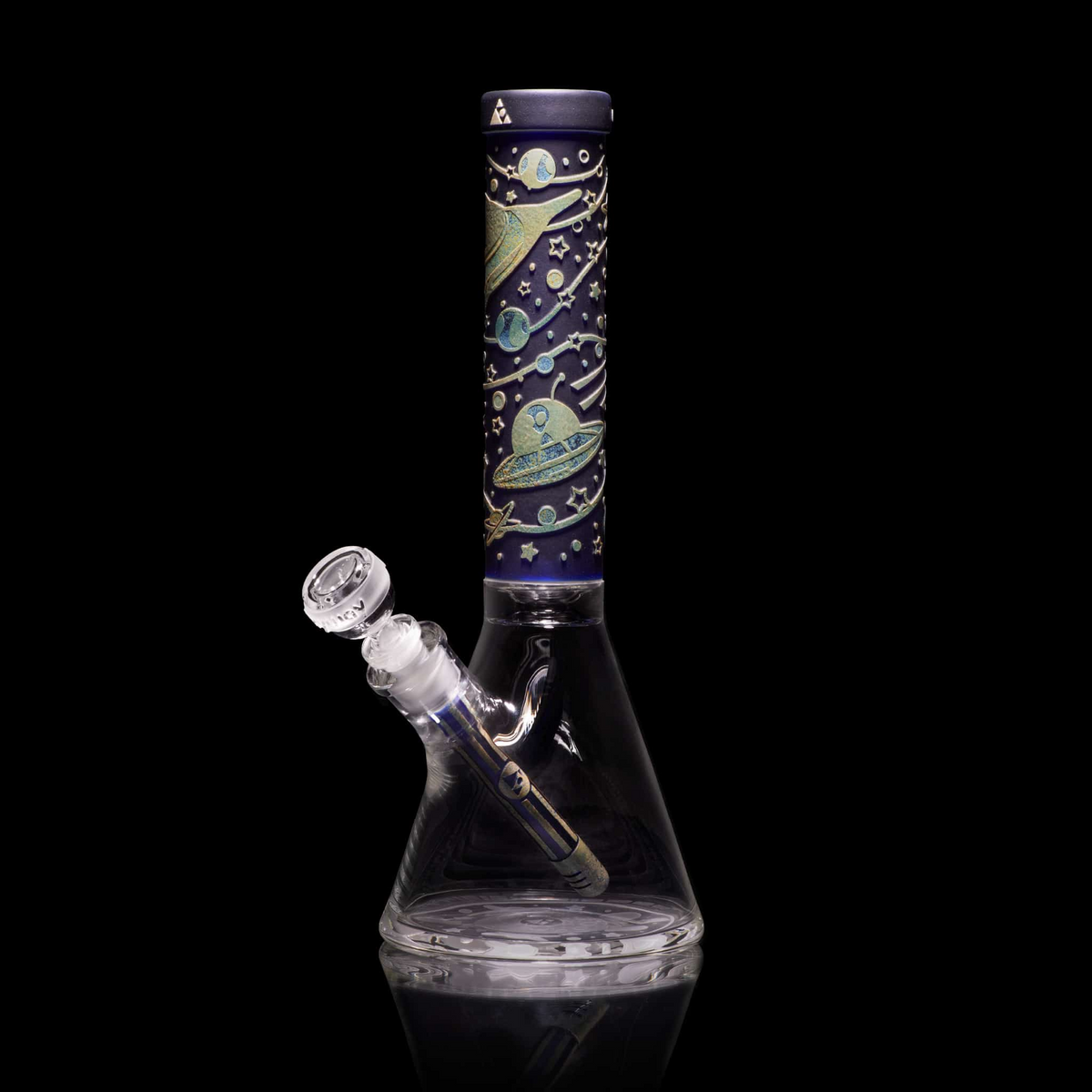 Space Odyssey Beaker Bong in Color (MK-034)