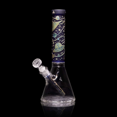 Space Odyssey Beaker Bong in Color (MK-034)