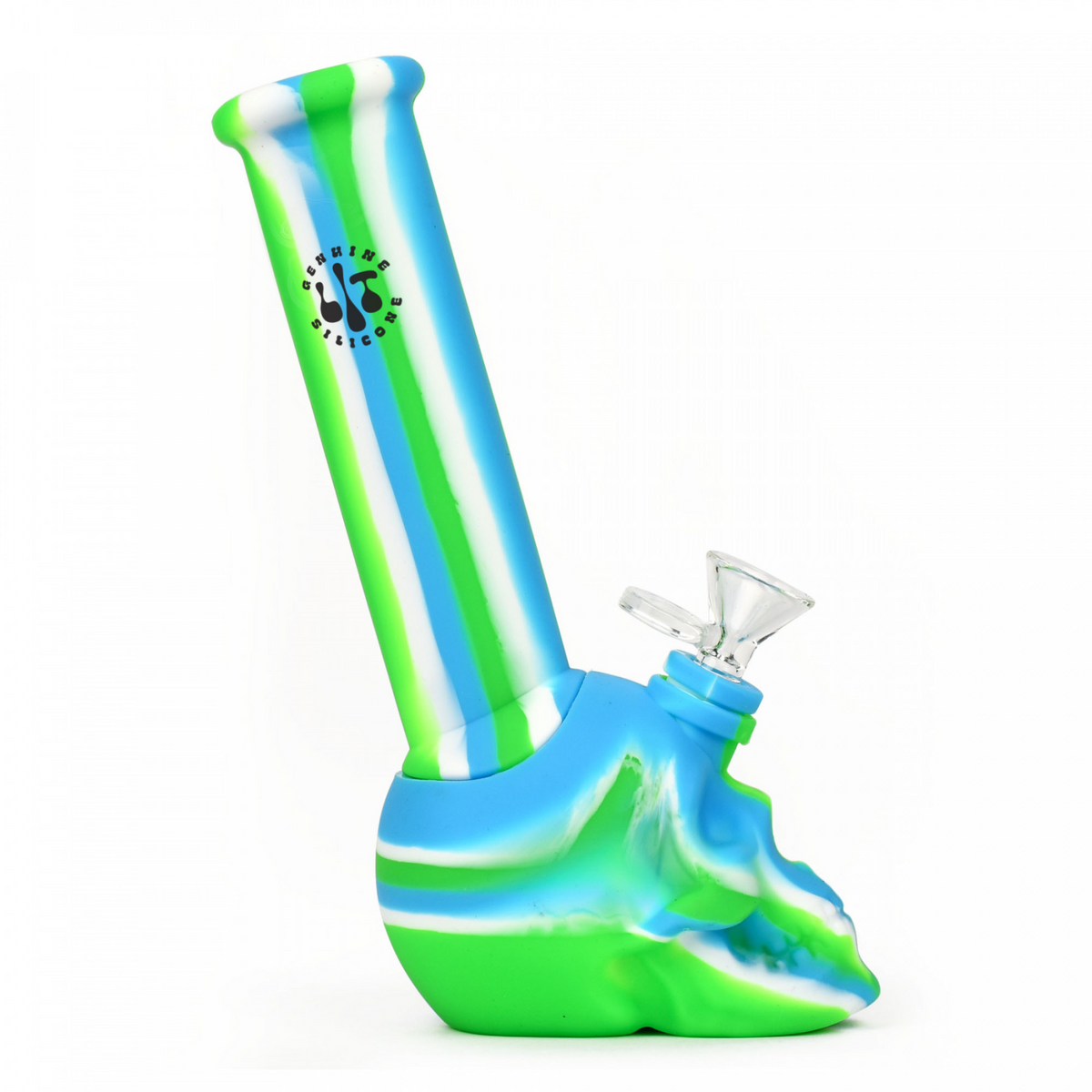 Lit Silicone 8.75" Skull Beaker Bong (TS132)