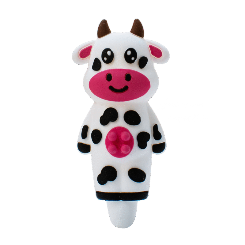 4” Cow Silicone Handpipe