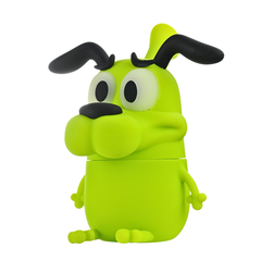 5" Arsenal Cowardly Dog Silicone Water Pipe
