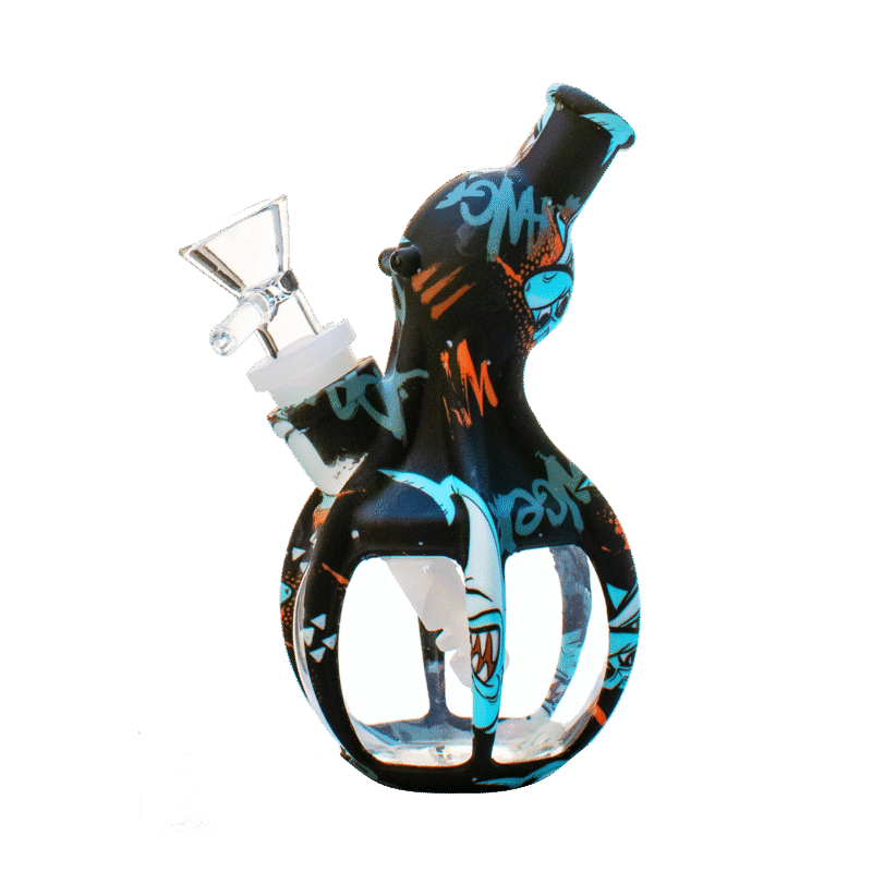 5.7” Octopus Silicone Waterpipe – ASSORTED