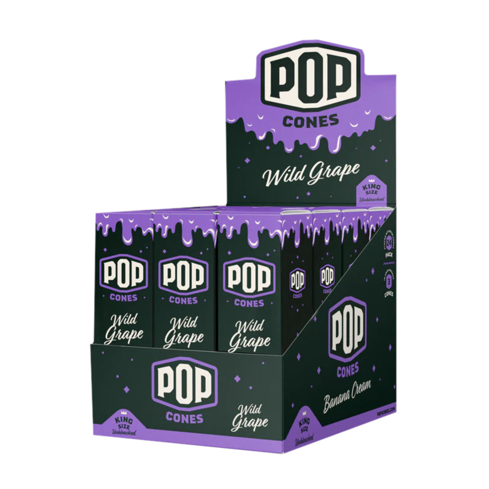 Pop 1 1/4 Pre-rolled Cones - 4 Flavors Available