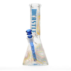 Castle Glassworks 12" Squigz Beaker Bong 5mm Thick Glass