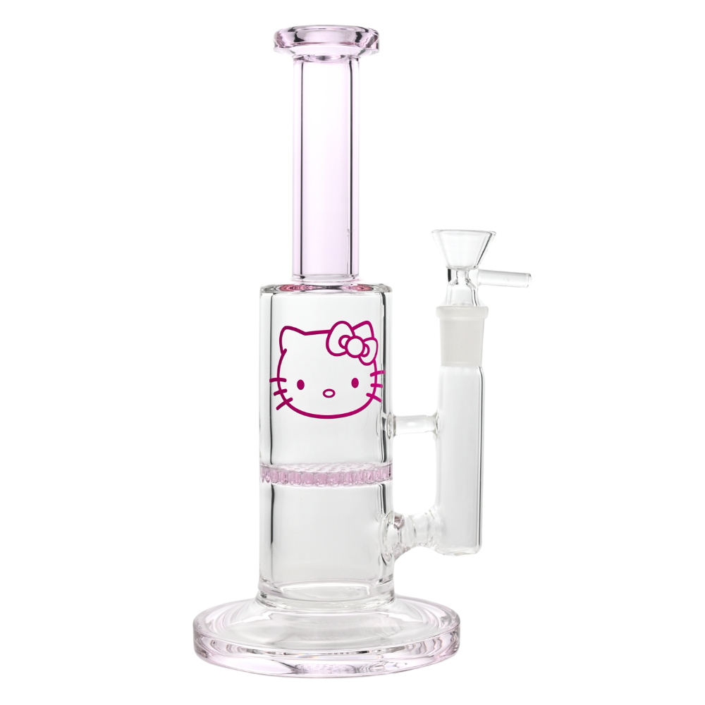 9" Soft Pink Kitty Bong