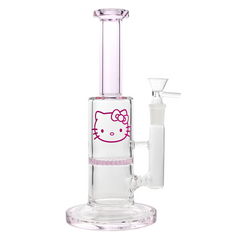 9" Soft Pink Kitty Bong