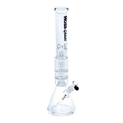 Hoss Double Disk Percolator Beaker (20") YN1012