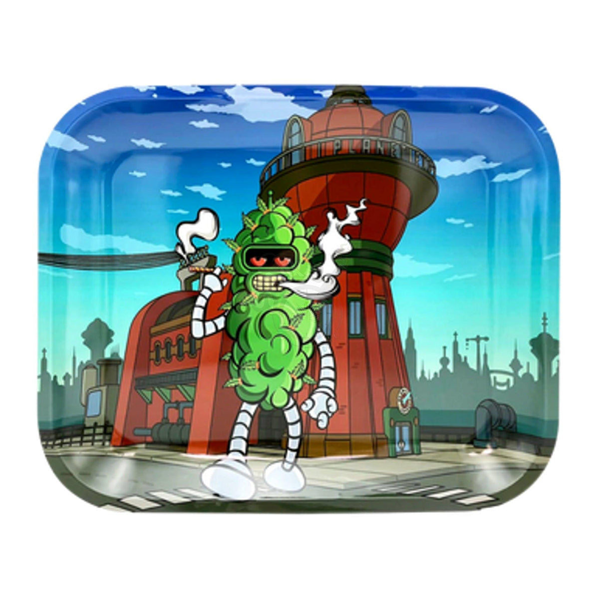 Bender Weedarama Metal Rolling Tray - Large - SmokeTime
