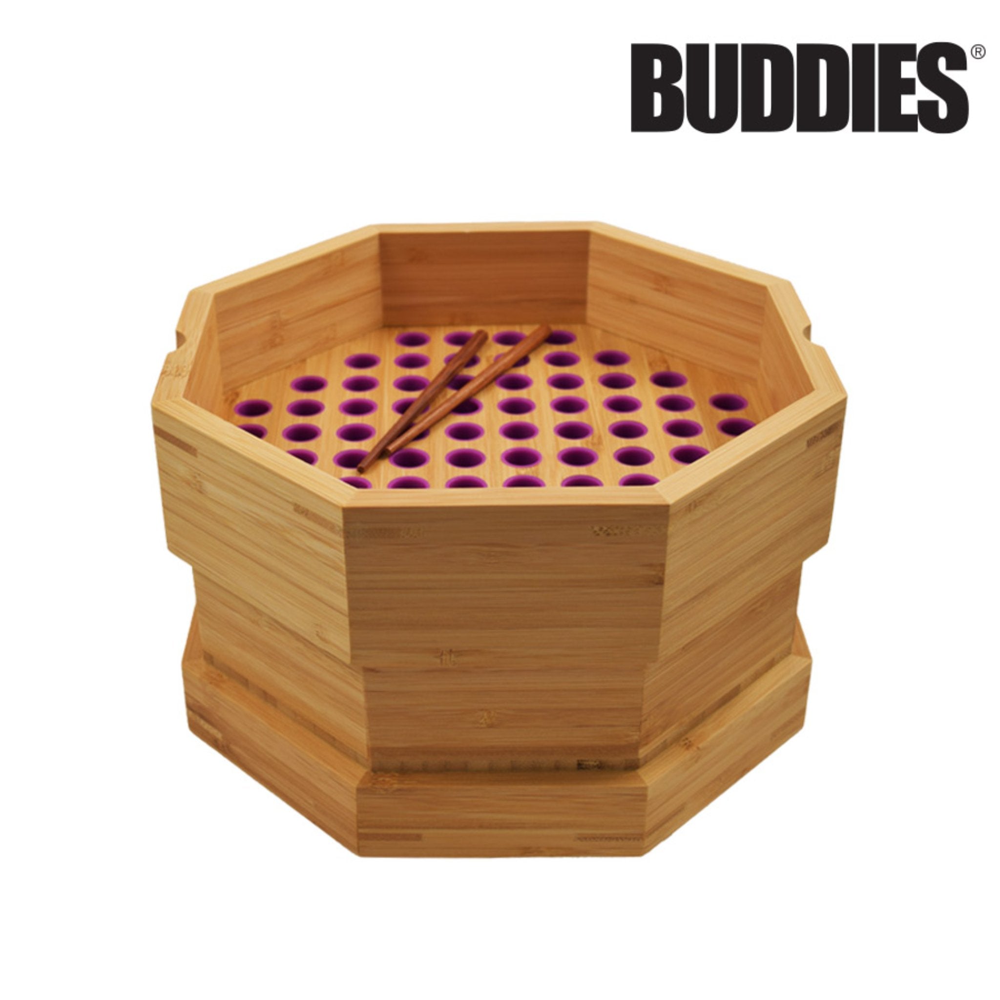 Buddies Wood Bump Box 1 1/4 Size - SmokeTime