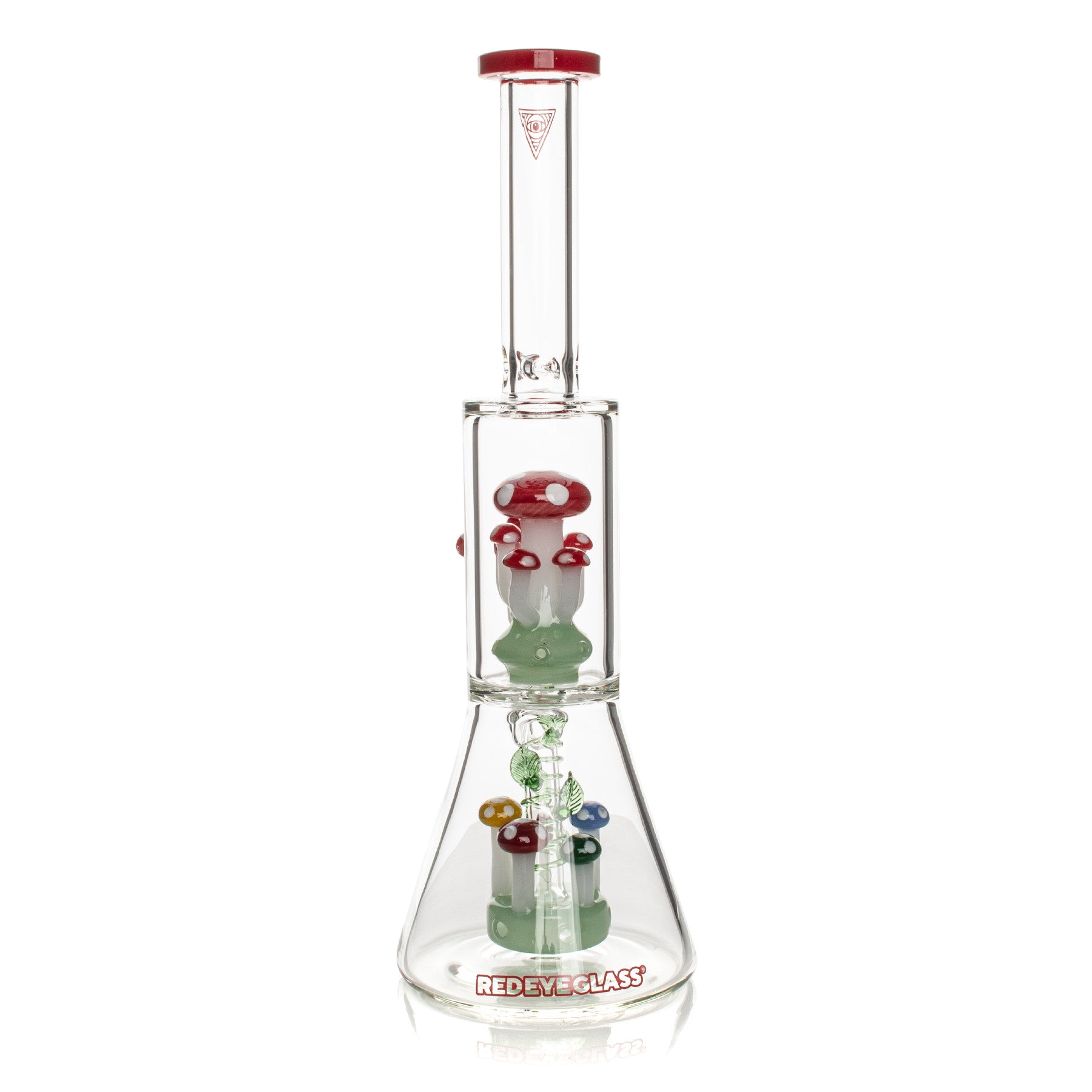 12" Amanita Dual Chamber Beaker Base Water Pipe