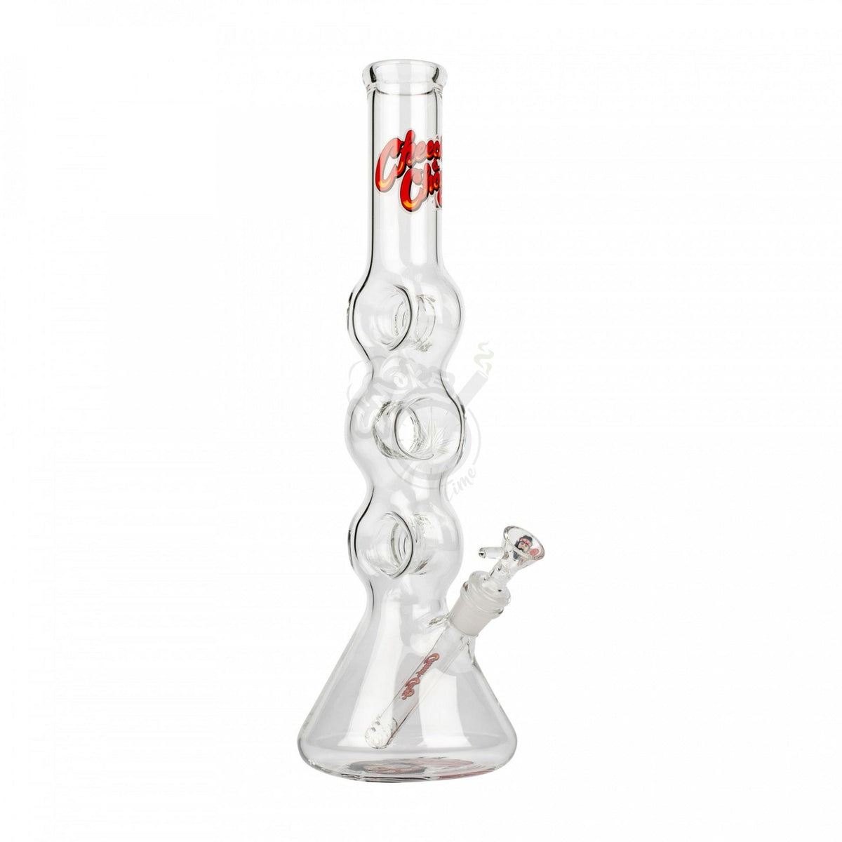 Cheech & Chong Glass 16" Moe Money Triple Donut Tube (CC116) - SmokeTime