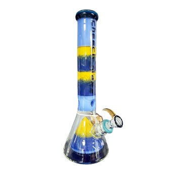 Cheech Glass 15" Frit Beaker in Beaker - 3 Colors Available (CHE-193) - SmokeTime