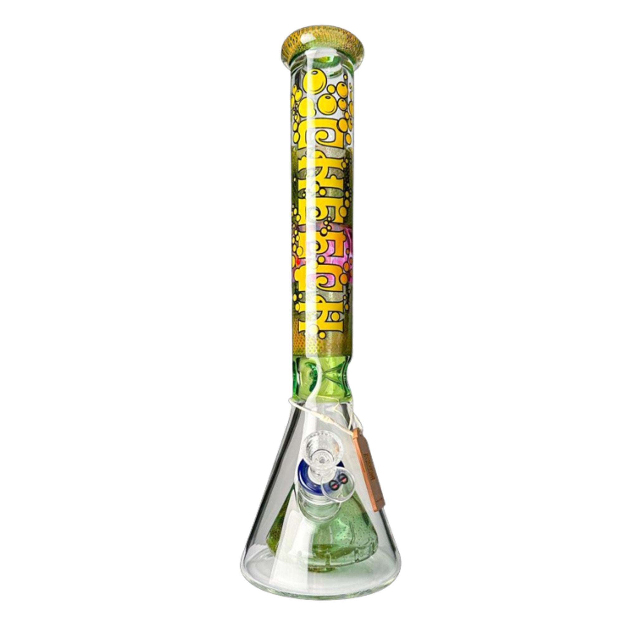 Cheech Glass 17" Multi Color Beaker In Beaker (CHE-244) - SmokeTime