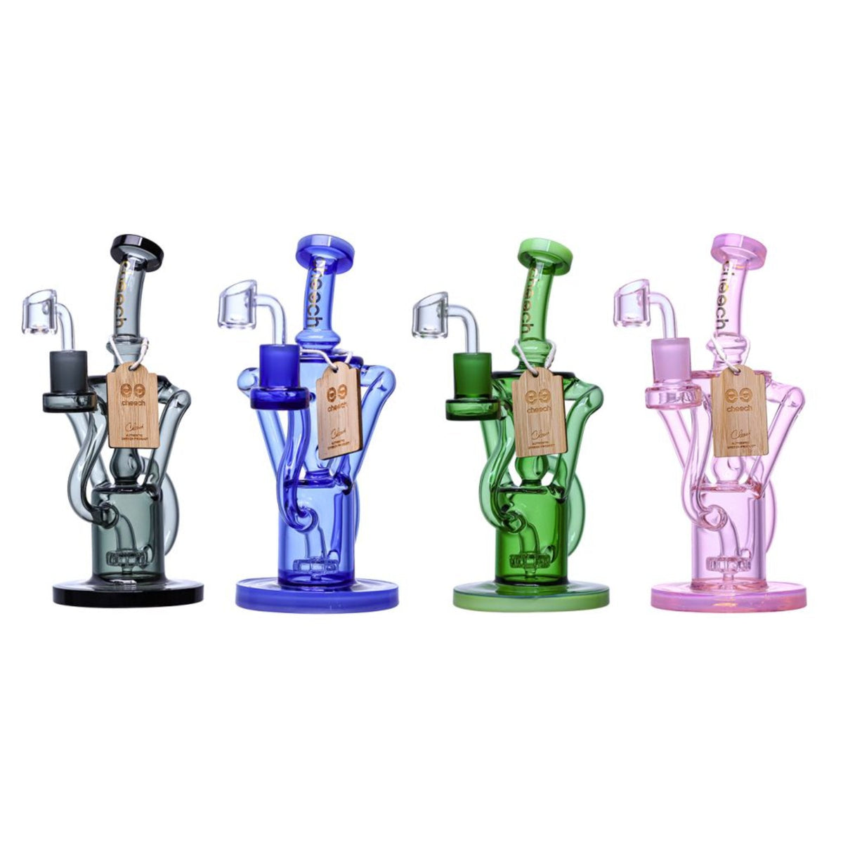 Cheech Glass 8” Recycler (CH-161) - SmokeTime