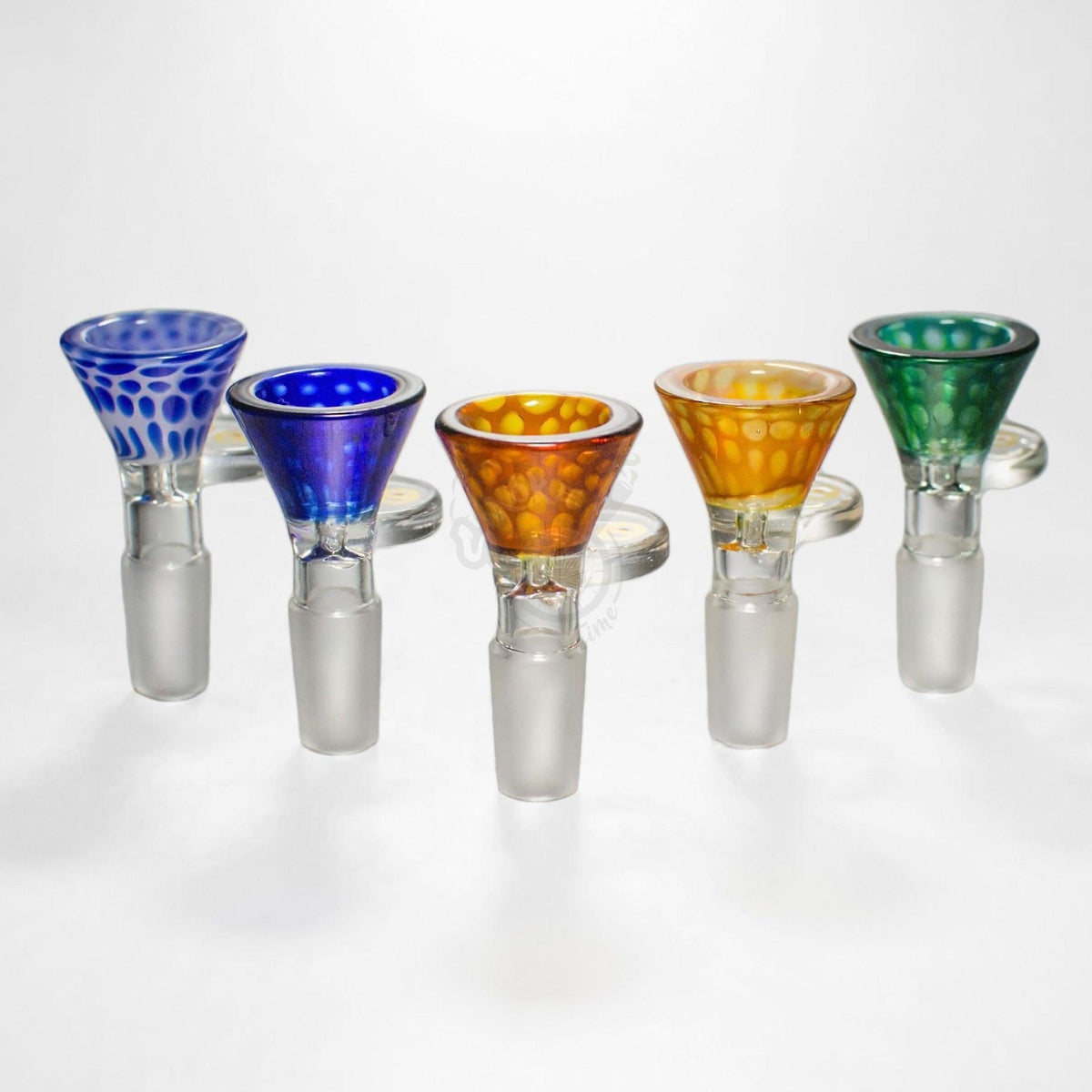 Cheech Glass Bowl Honeycomb Pattern 14mm (BOWLS-009) - SmokeTime