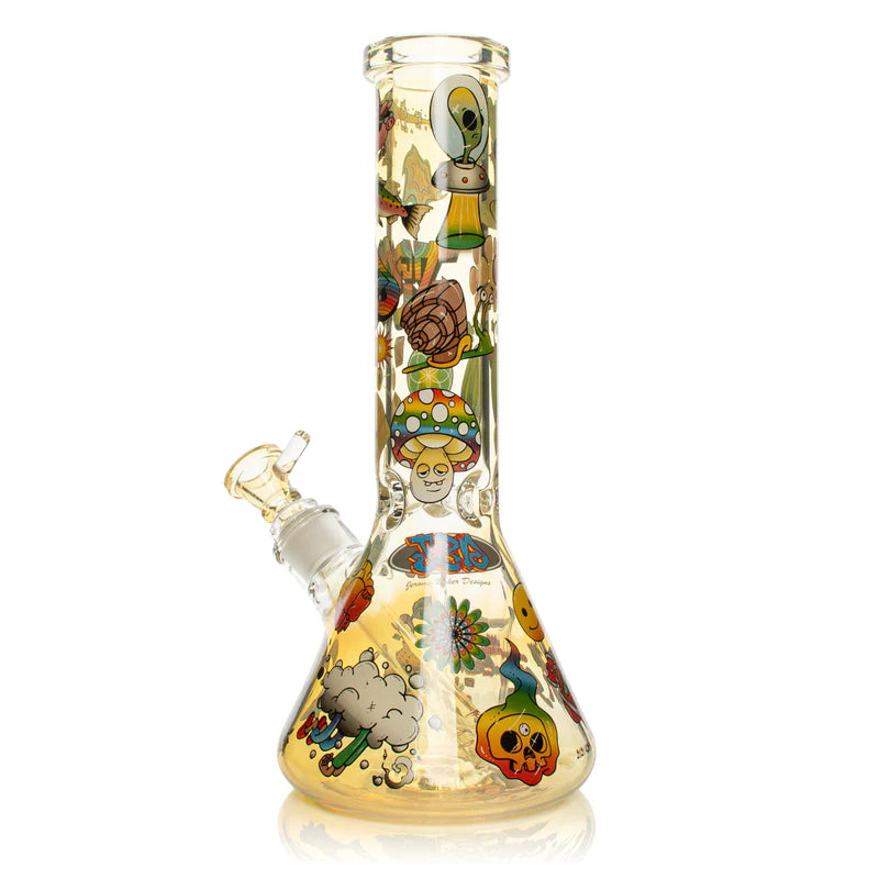 Jerome Baker  12" 7mm Thick Colour Changing Jerome Baker Sidekick Water Pipe