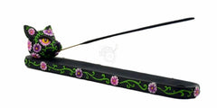 Day of the Dead Cat Incense Burner (IB 2679) - SmokeTime