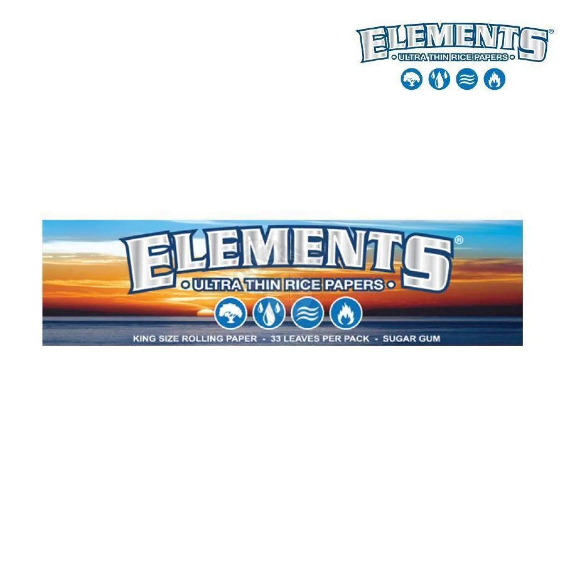 Elements Rolling Papers and Tips