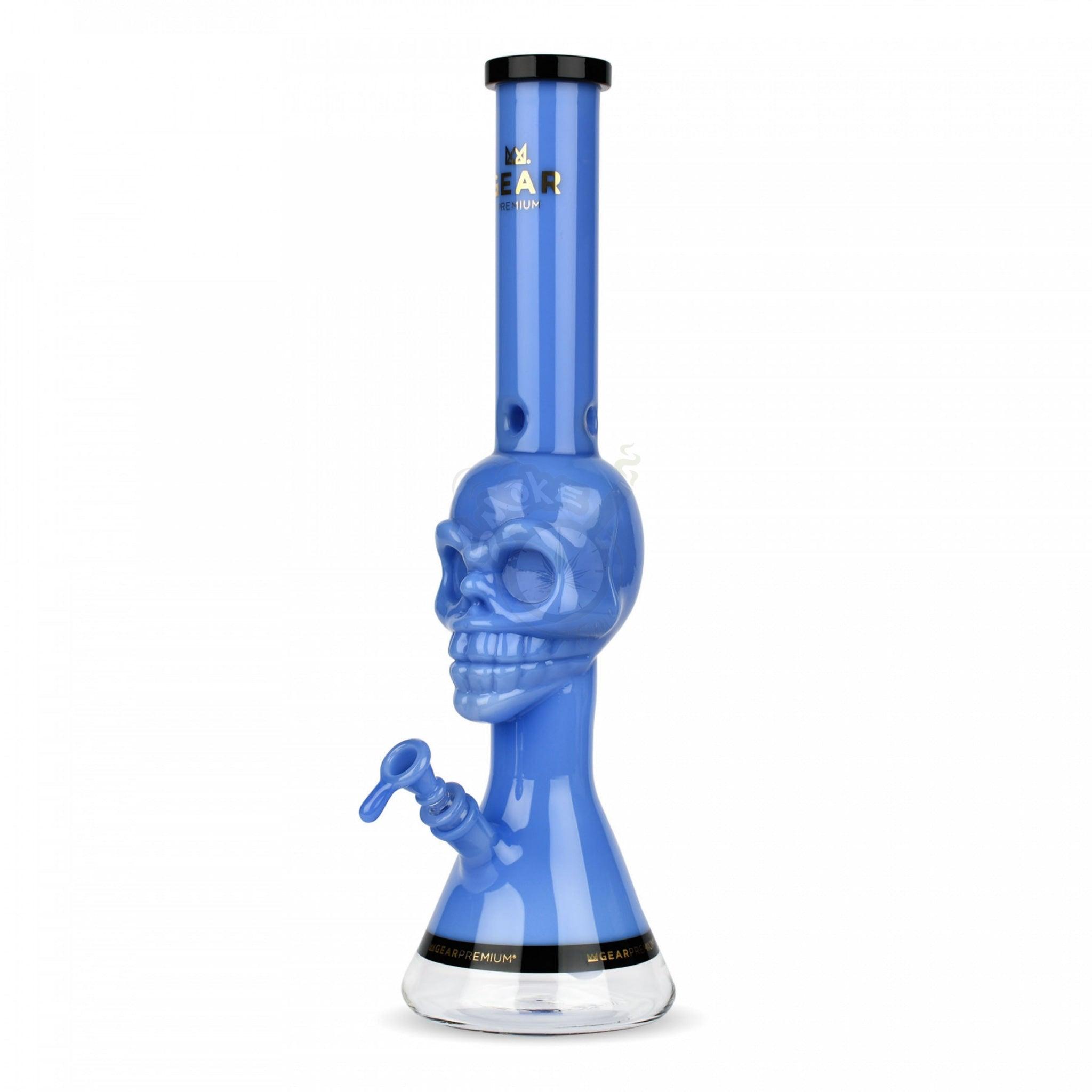 Gear Premium 18" Tuxedo Skull Beaker Tube (G559) - SmokeTime