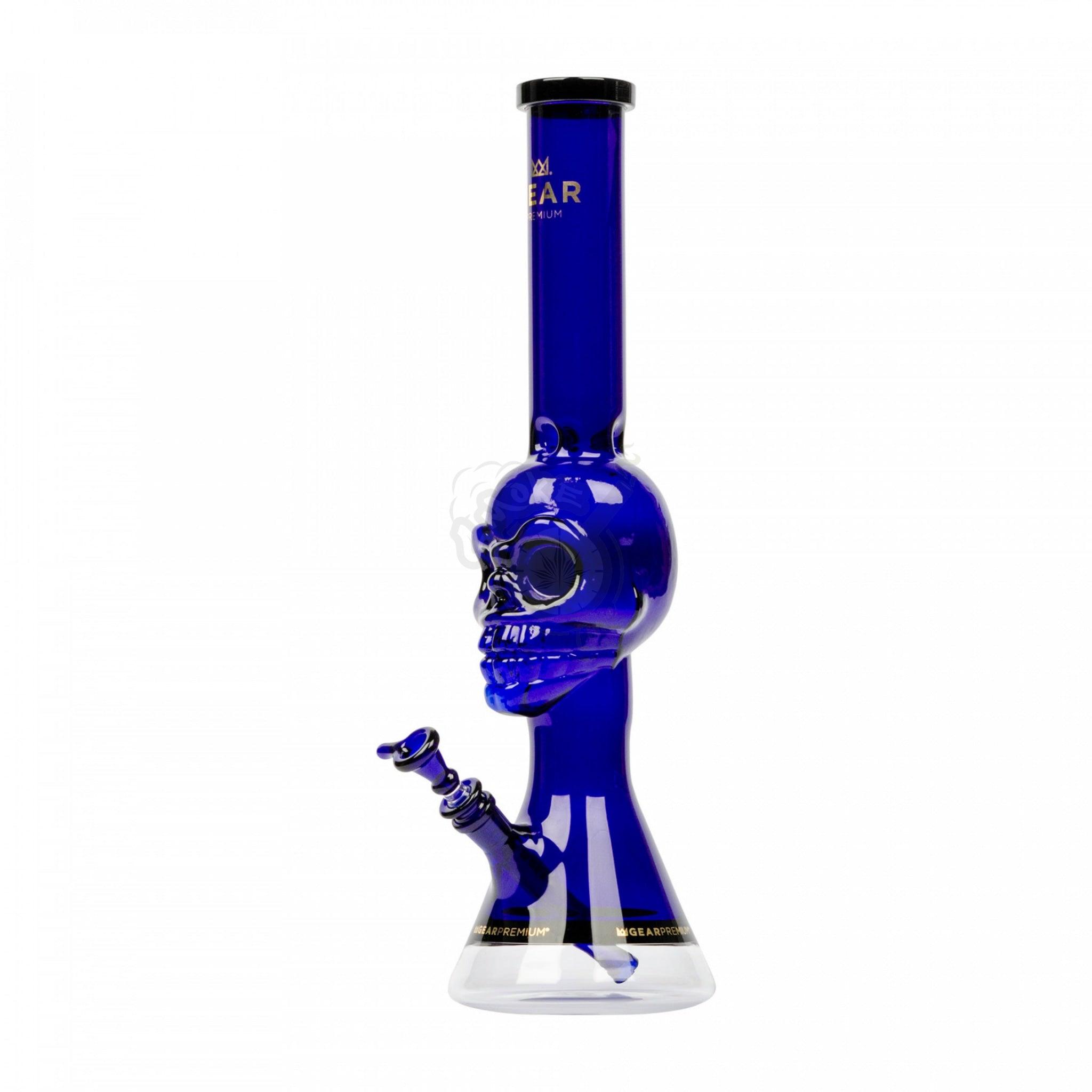 Gear Premium 18" Tuxedo Skull Beaker Tube (G559) - SmokeTime