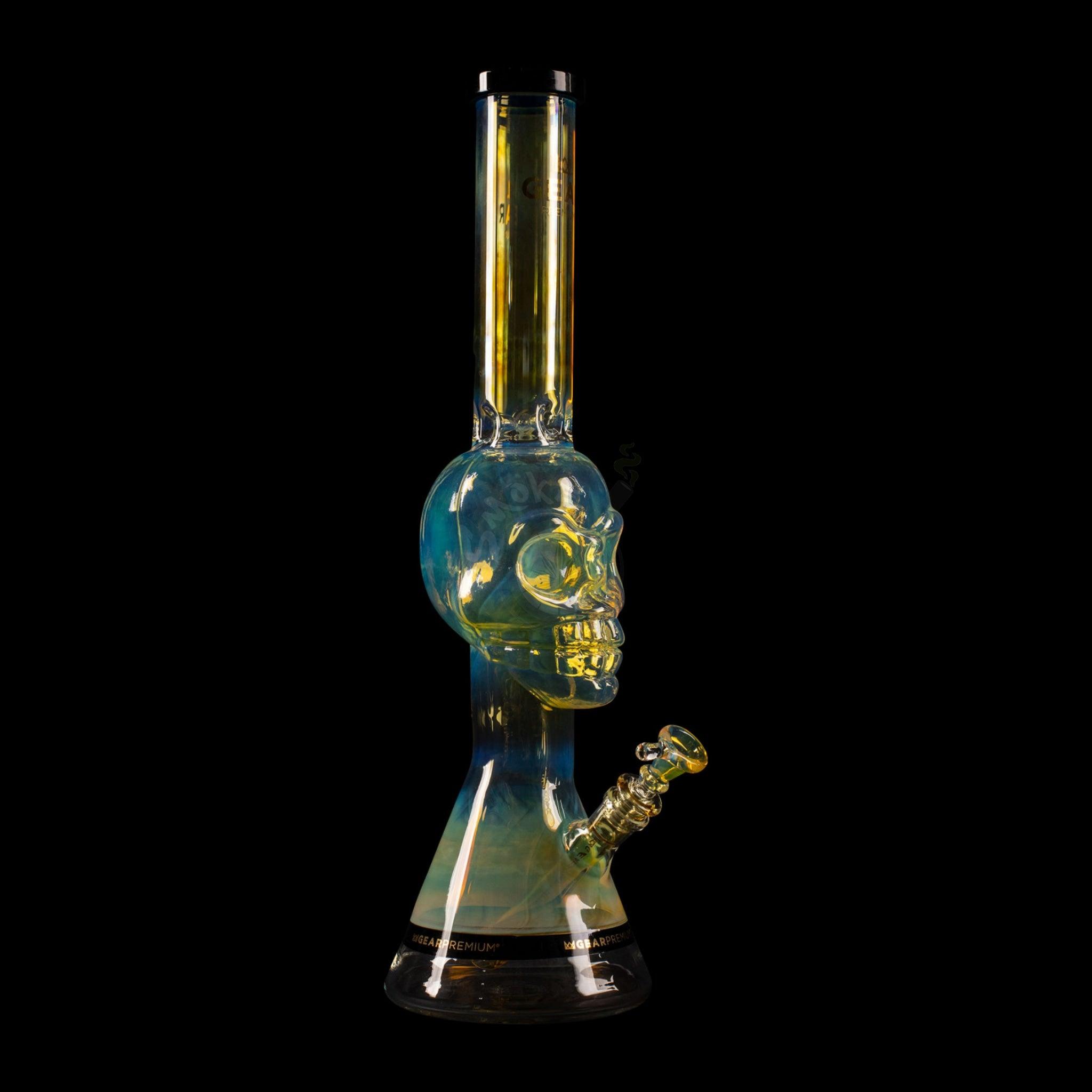 Gear Premium 18" Tuxedo Skull Beaker Tube (G559) - SmokeTime