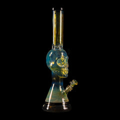 Gear Premium 18" Tuxedo Skull Beaker Tube (G559) - SmokeTime