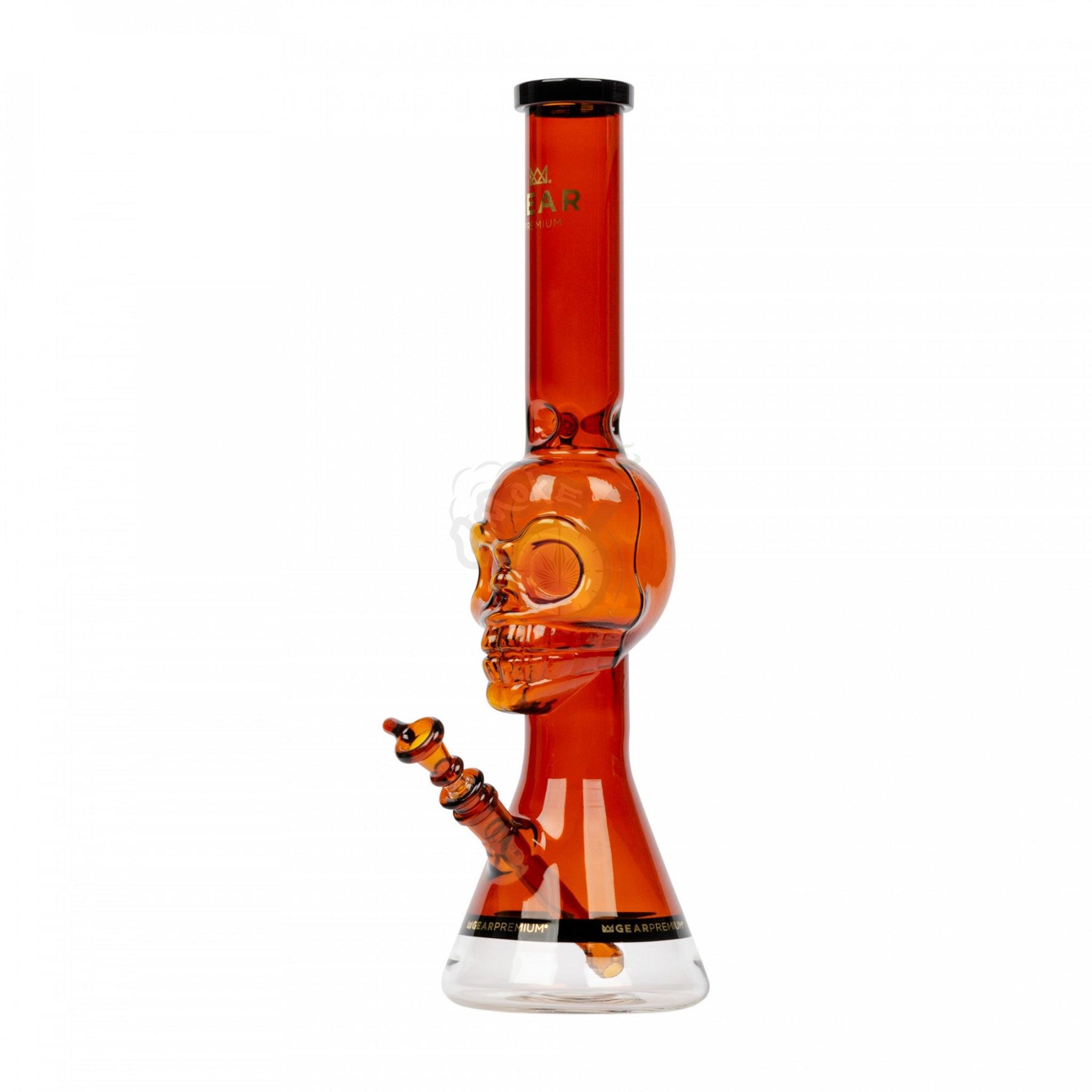 Gear Premium 18" Tuxedo Skull Beaker Tube (G559) - SmokeTime