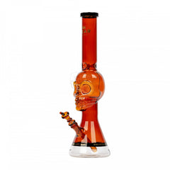 Gear Premium 18" Tuxedo Skull Beaker Tube (G559) - SmokeTime