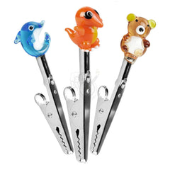 Glass Animal Roach Clips - Assorted - SmokeTime