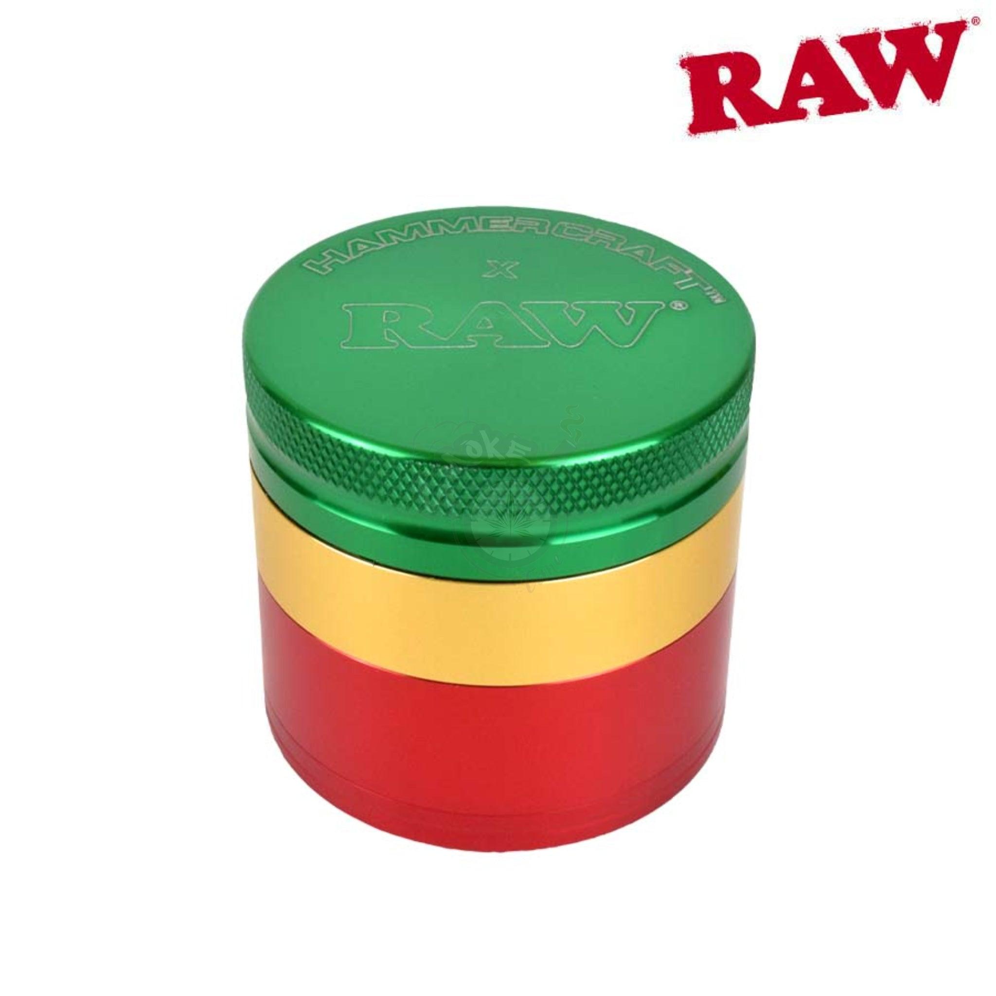 Hammercraft x RAW 4-Piece Grinder 2.0" - SmokeTime