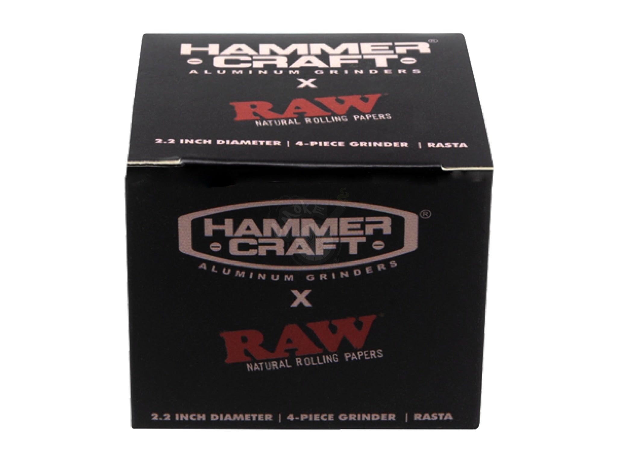 Hammercraft x RAW 4-Piece Grinder 2.5" - SmokeTime