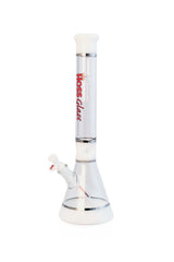 Hoss Tri-Section Platinum Banded Beaker (18") H036