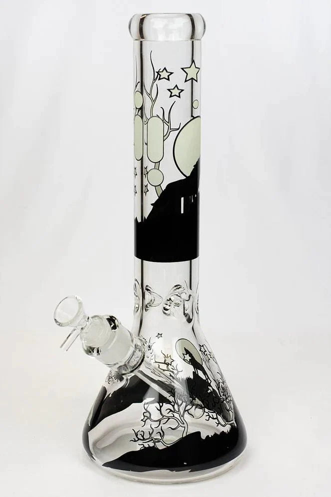 Infynitii 14" Full Moon Beaker Bong - SmokeTime