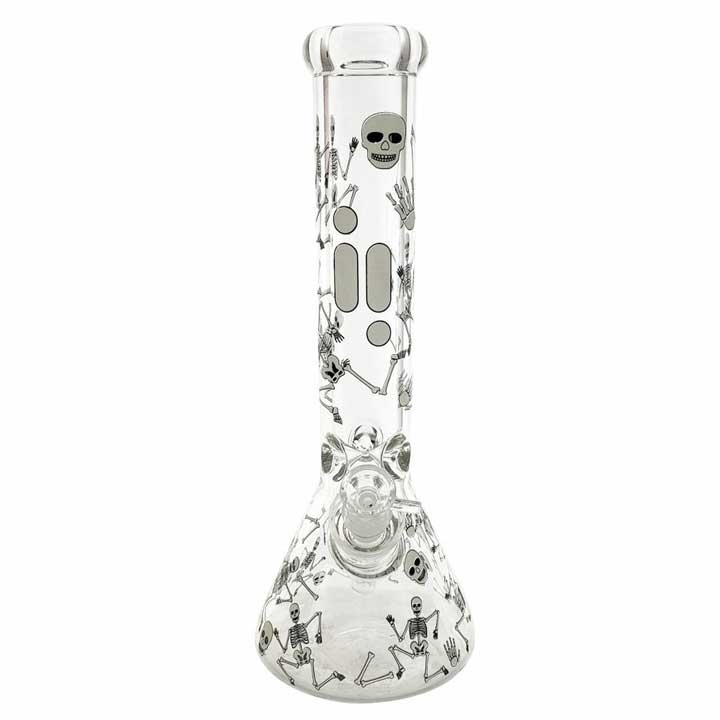 Infynitii 14" Skeleton Beaker - SmokeTime