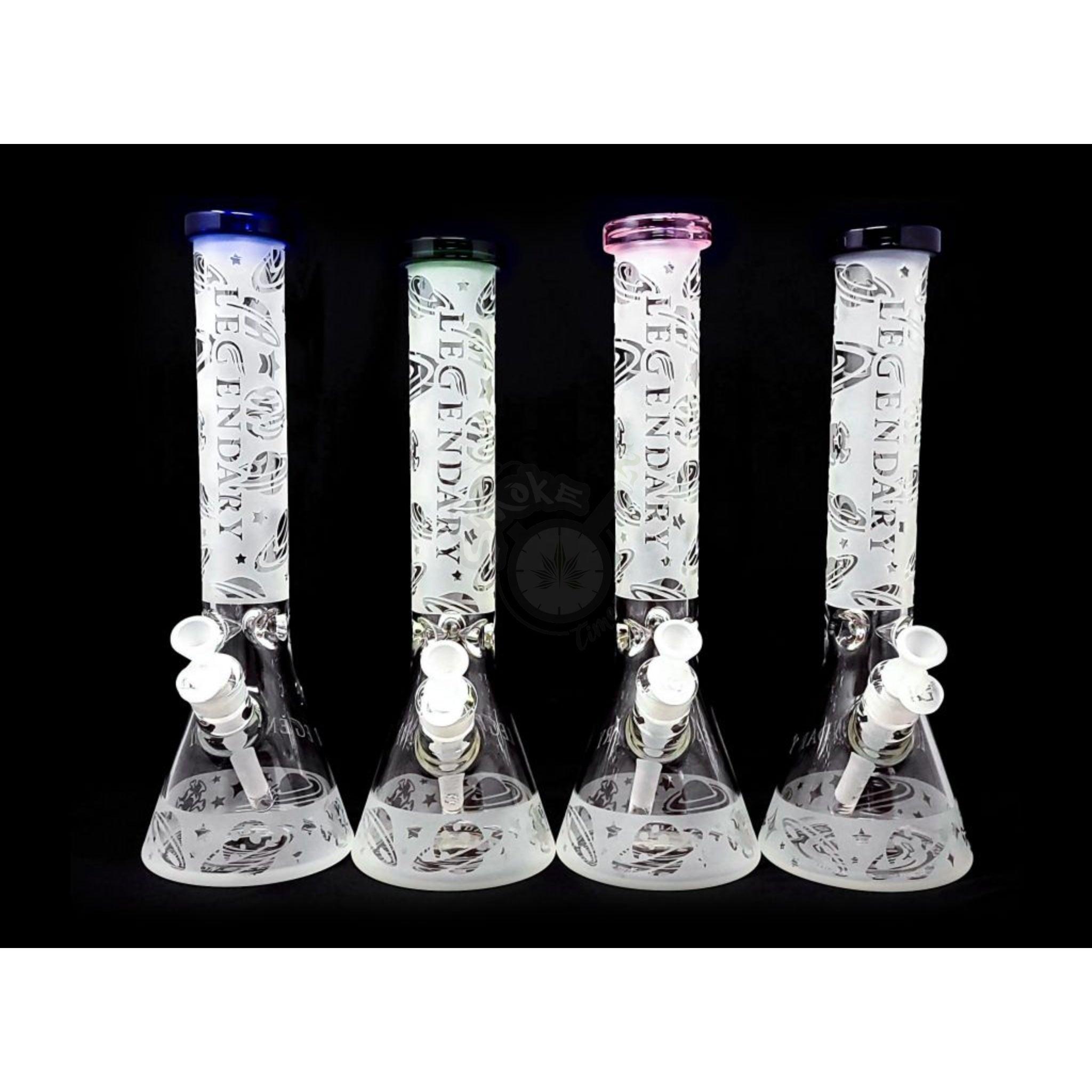 Legendary 14" Sandblasted Space Beaker (LG-285) - SmokeTime