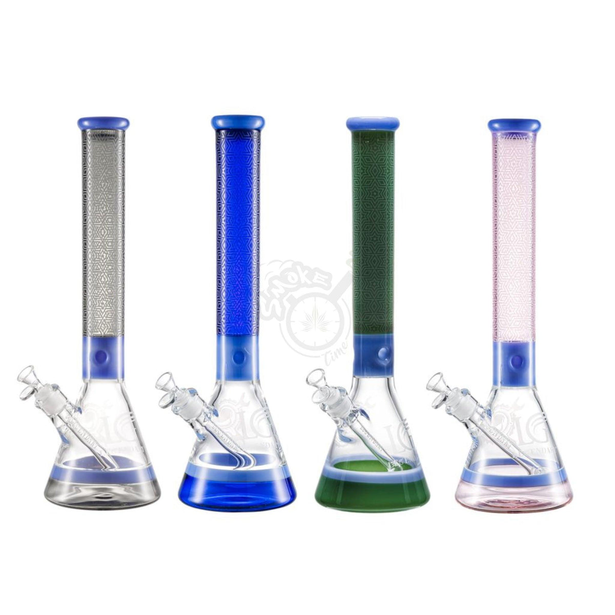 Legendary 18" Multi Color Beaker (LG-300) - SmokeTime