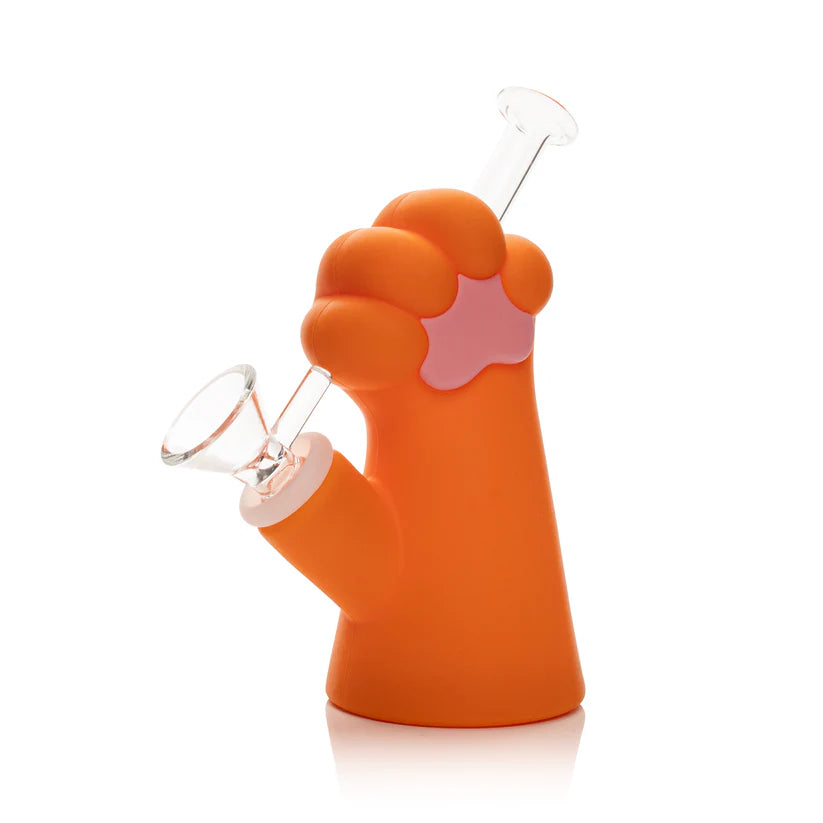 LIT® Silicone  6" Cat Paw Water Pipe