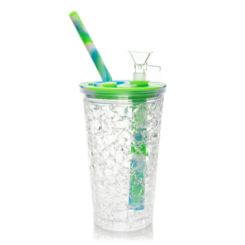 LIT® Silicone  6.25" Freezer Cup Water Pipe