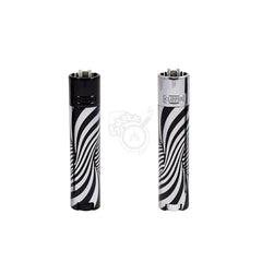 Metal Clipper Lighter - Psychedelic Silver - SmokeTime