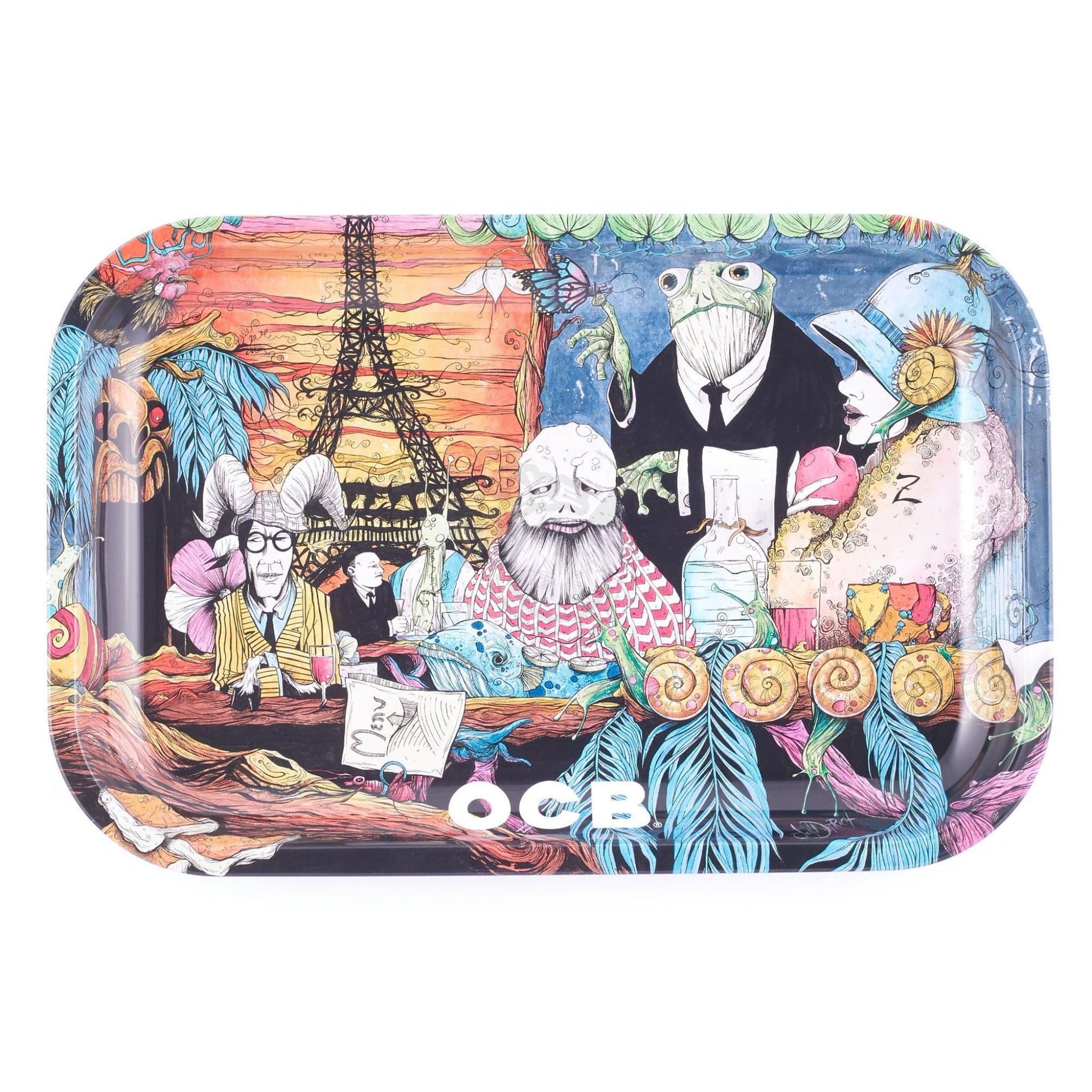 OCB Cafe Culture Metal Tray - SmokeTime