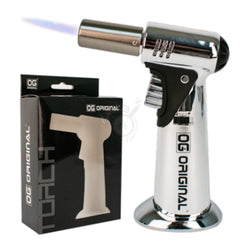 OG Original 6” Single Flame Butane Torch (TR-010) - SmokeTime