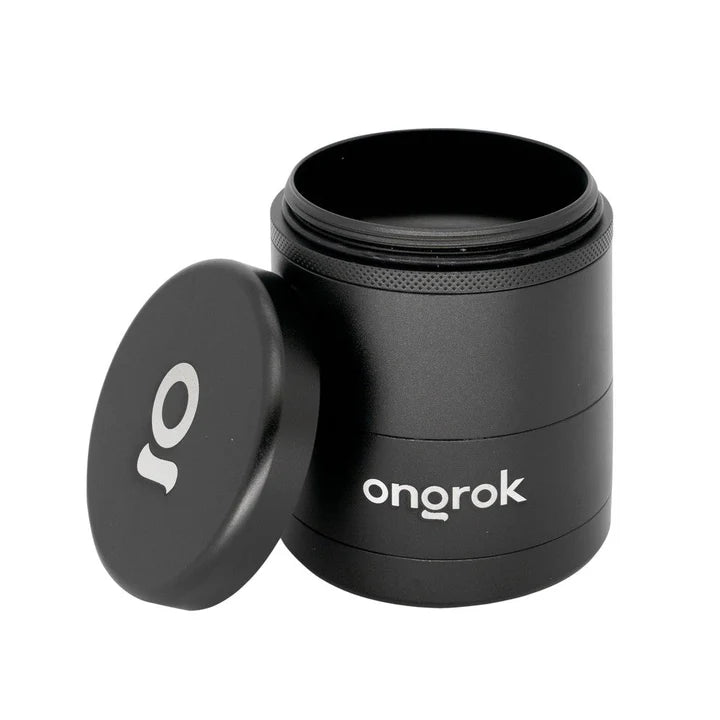 Ongrok 63mm Flower Petal Toothless Grinder with Storage
