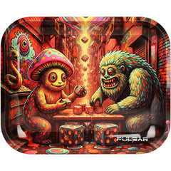Pulsar Design Series Large Metal Rolling Tray / 13"x11"
