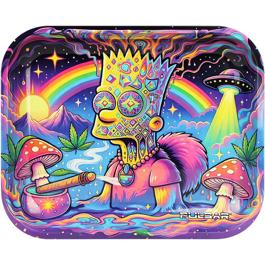 Pulsar Design Series Large Metal Rolling Tray / 13"x11"