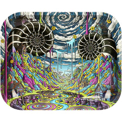 Pulsar Design Series Large Metal Rolling Tray / 13"x11"