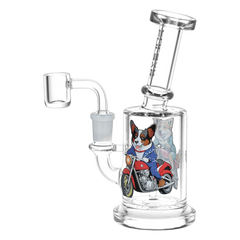 Pulsar Moto Corgi Glass Dab Rig - 6.75" / 14mm F