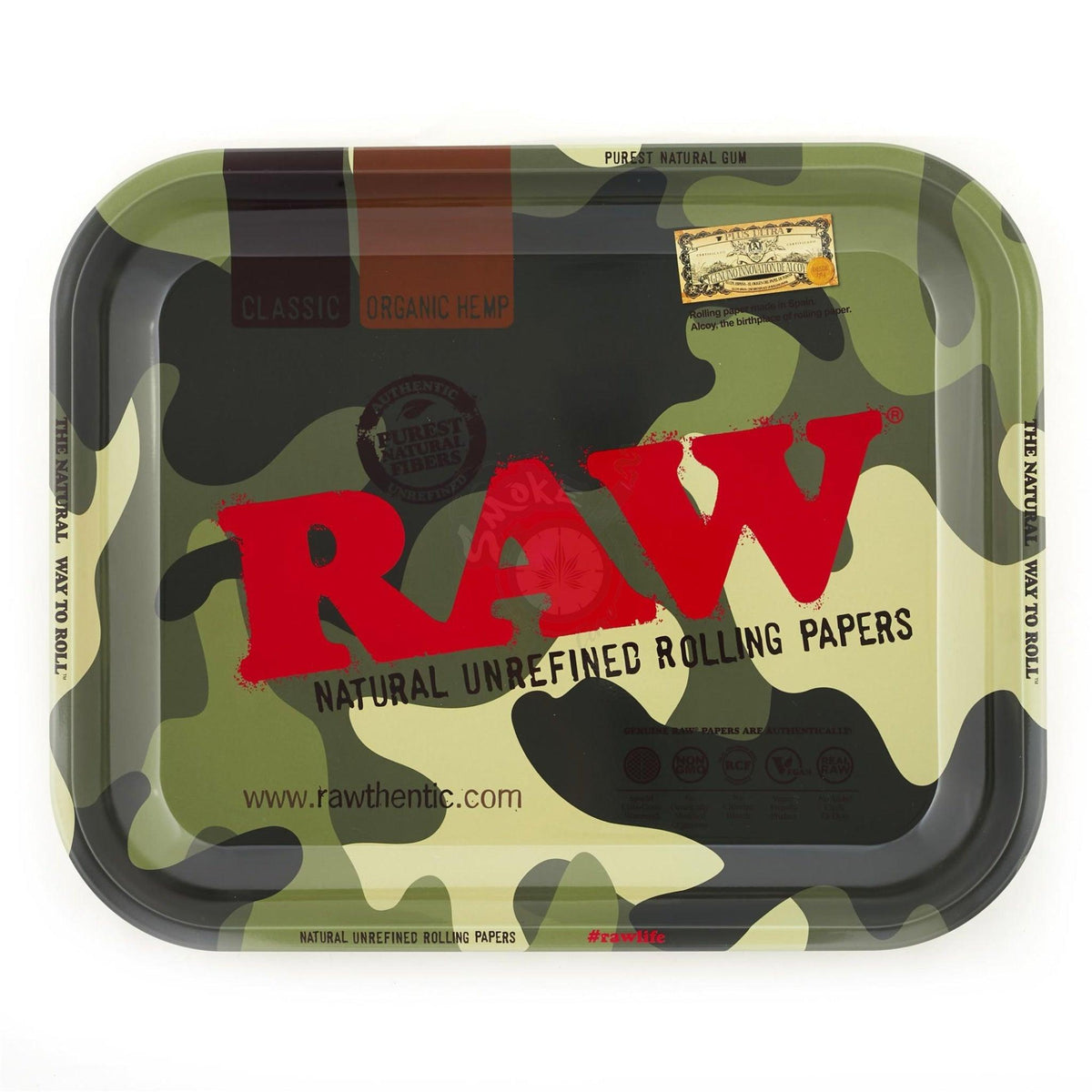 Raw Camo Tray - SmokeTime