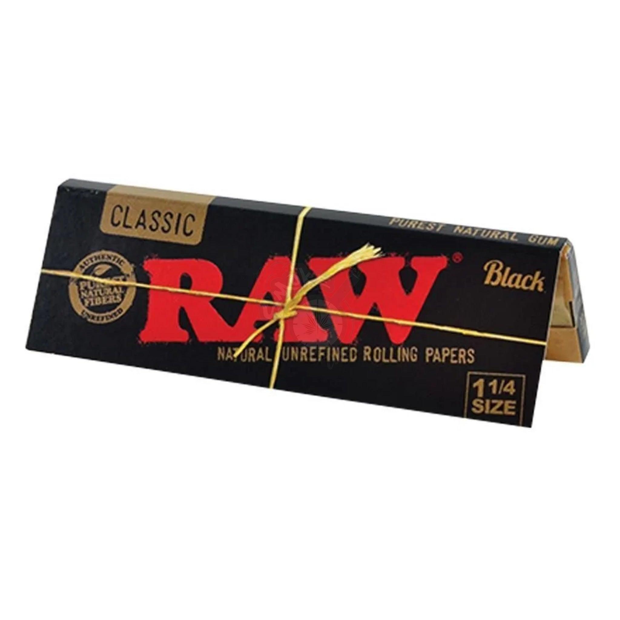 RAW Classic Black 1-1/4 Size 50/pack - SmokeTime