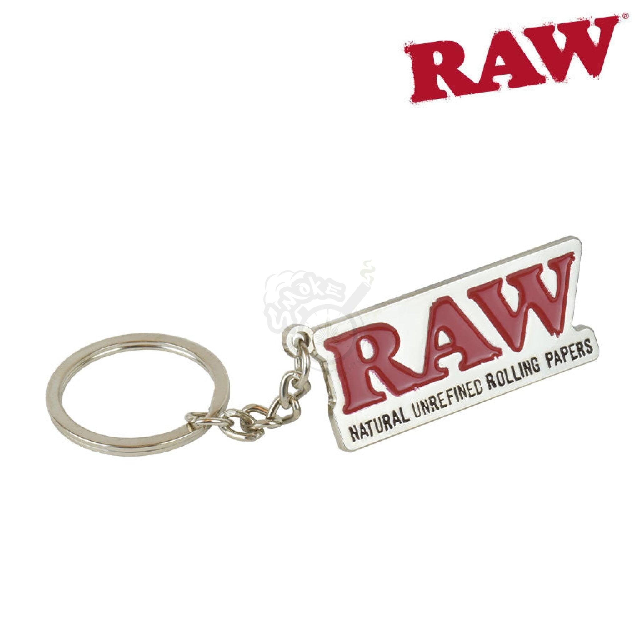 RAW LOGO METAL KEYCHAIN - SmokeTime